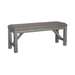 Newport Dining Bench in Smokey Grey image