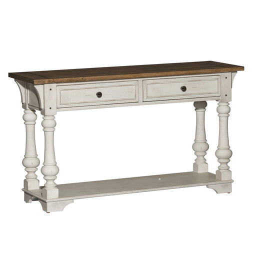 Morgan Creek Sofa Table in Antique White image