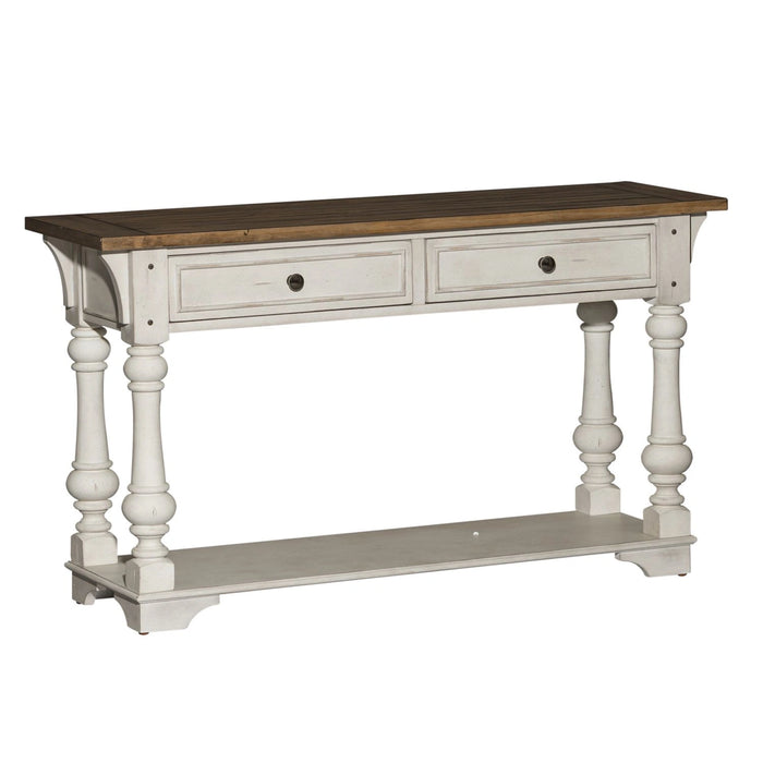 Morgan Creek Sofa Table in Antique White image