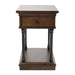 Tribeca Chairside Table in Cordovian Brown image