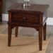 Aspen Skies End Table in Russet Brown image