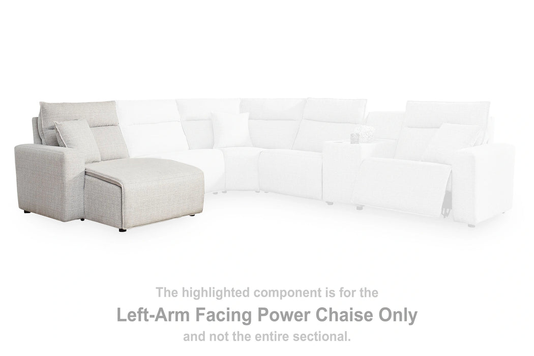 Modmax II Power Reclining Sectional with Chaise and Audio Consoles