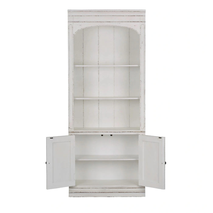 Magnolia Manor Bunching Bookcase in Antique White image