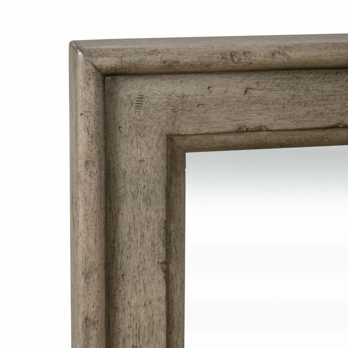 Americana Farmhouse Landscape Mirror in Dusty Taupe and Black image