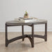 Cascade Oval Cocktail Table in Wire Brush Rustic Brown image