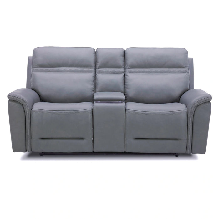 Cooper Loveseat w/Console P3 & ZG in Blue Gray image