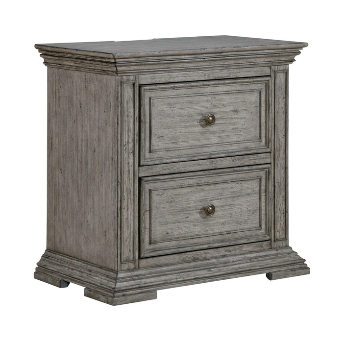 Big Valley 2 Drawer Night Stand w/ Charging Station image