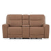 Bennett Loveseat with Console P2 & ZG in Butternut - Plourde Furniture Co (Caribou, ME)