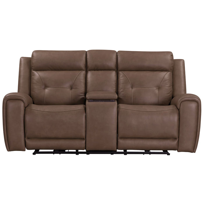 Beckham Loveseat w/ Console P2 & ZG - Plourde Furniture Co (Caribou, ME)