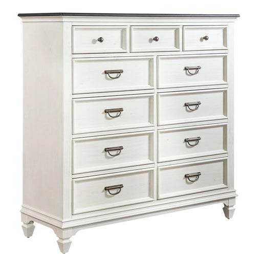 Allyson Park 11 Drawer Chesser in Wirebrushed White image