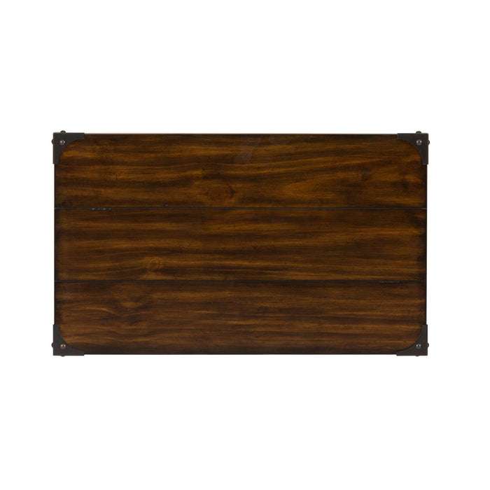 Aspen Skies Chair Side Table in Russet Brown image