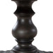 Americana Farmhouse Single Pedestal Table Base- Black image
