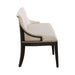Americana Farmhouse Uph Shelter Dining Bench in Dusty Taupe & Black image