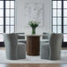 Accent Dining Accent Dining Chair w/ Casters - Sapphire - Plourde Furniture Co (Caribou, ME)