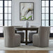 Accent Dining Accent Dining Chair w/ Casters - Truffle - Plourde Furniture Co (Caribou, ME)