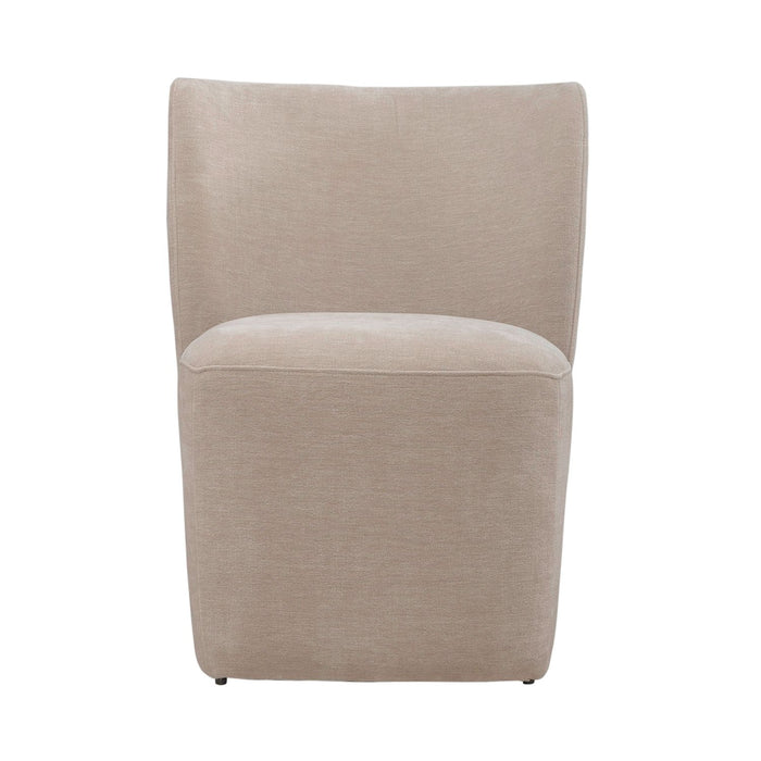Accent Dining Accent Dining Chair w/ Casters - Wicker - Plourde Furniture Co (Caribou, ME)