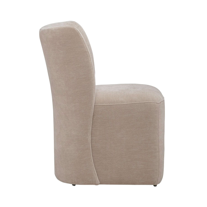 Accent Dining Accent Dining Chair w/ Casters - Wicker - Plourde Furniture Co (Caribou, ME)