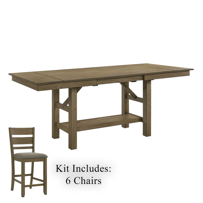 Brook Bay Opt 7 Piece Gathering Table Set image