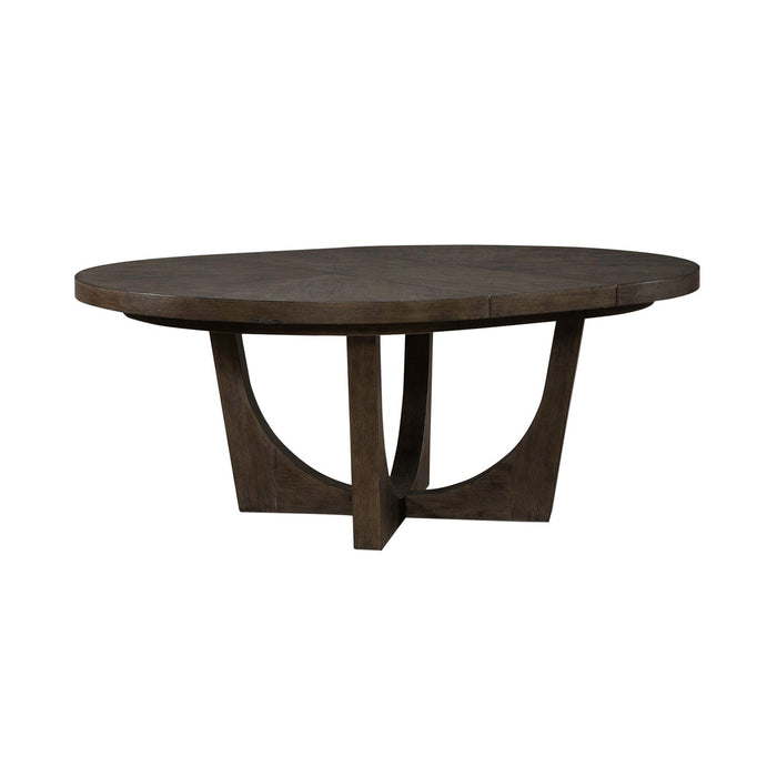 Cascade Falls Pedestal Table Set - Plourde Furniture Co (Caribou, ME)