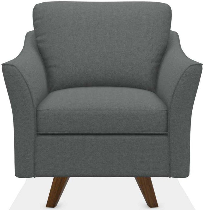 La-Z-Boy Reegan Gray High Leg Swivel Chair
