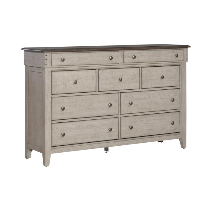 Ivy Hollow 9 Drawer Dresser in Weathered Linen image