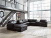 Modmax II Sectional with Chaise and Audio Consoles - Plourde Furniture Co (Caribou, ME)