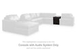 Modmax II Sectional Loveseat with Audio Console - Plourde Furniture Co (Caribou, ME)