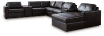 Modmax II Sectional with Chaise and Audio Consoles - Plourde Furniture Co (Caribou, ME)