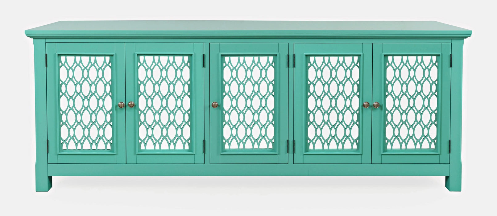 Isabella 86 inch Mirrored Accent Cabinet