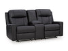 Mackmenville Reclining Loveseat with Console - Plourde Furniture Co (Caribou, ME)