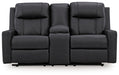 Mackmenville Reclining Loveseat with Console - Plourde Furniture Co (Caribou, ME)
