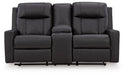 Mackmenville Reclining Loveseat with Console - Plourde Furniture Co (Caribou, ME)