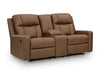 Mackmenville Reclining Loveseat with Console - Plourde Furniture Co (Caribou, ME)