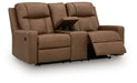 Mackmenville Reclining Loveseat with Console - Plourde Furniture Co (Caribou, ME)