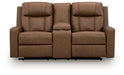 Mackmenville Reclining Loveseat with Console - Plourde Furniture Co (Caribou, ME)