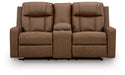 Mackmenville Reclining Loveseat with Console - Plourde Furniture Co (Caribou, ME)