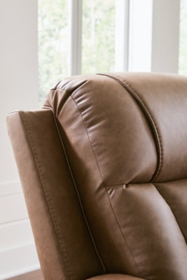 Mackmenville Reclining Loveseat with Console - Plourde Furniture Co (Caribou, ME)