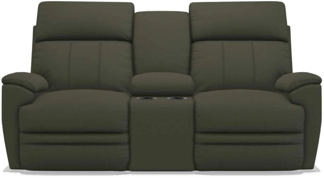 La-Z-Boy Talladega Charcoal La-Z-Time Power-Reclineï¿½ Loveseat With Console & Power Headrest