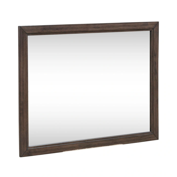 Modern Edge Landscape Mirror in Caffe image