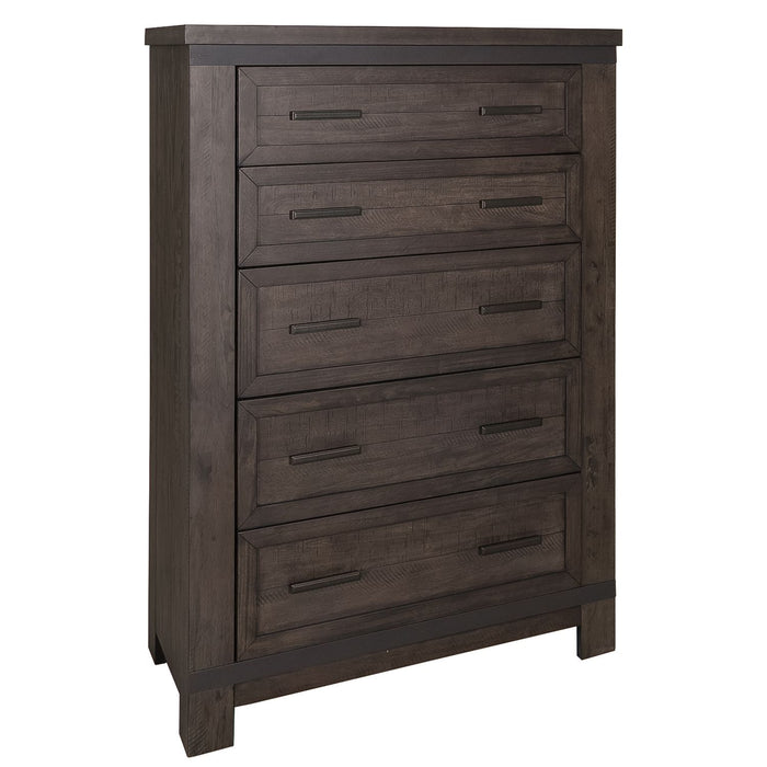 Thornwood Hills King Two Sided Storage Bed, Dresser & Mirror, Chest, Night Stand - Plourde Furniture Co (Caribou, ME)