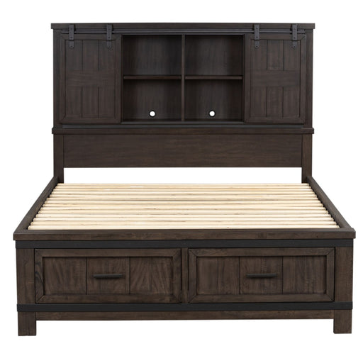 Thornwood Hills King Bookcase Bed - Plourde Furniture Co (Caribou, ME)