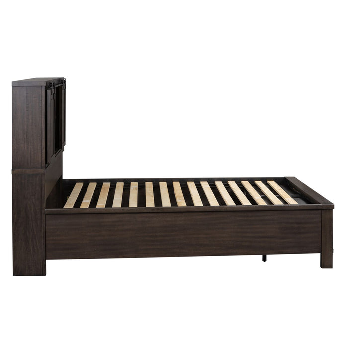 Thornwood Hills King Bookcase Bed - Plourde Furniture Co (Caribou, ME)