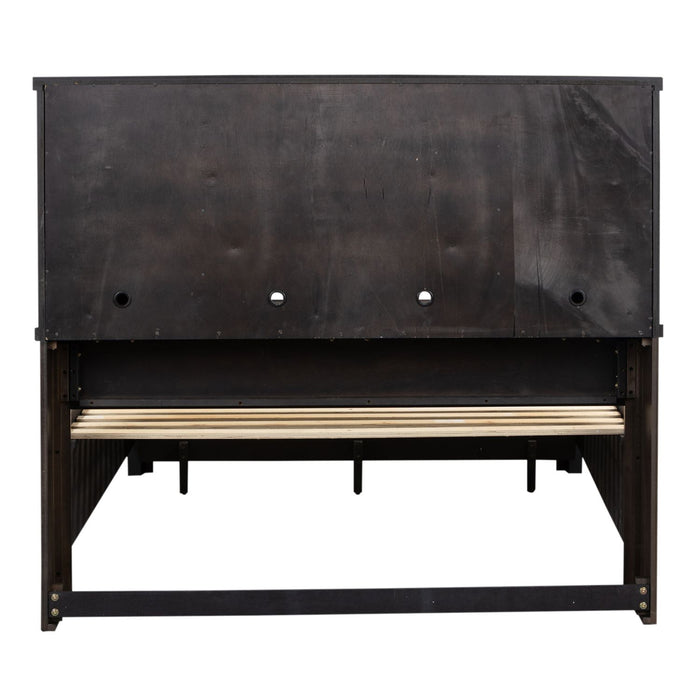 Thornwood Hills King Bookcase Bed - Plourde Furniture Co (Caribou, ME)