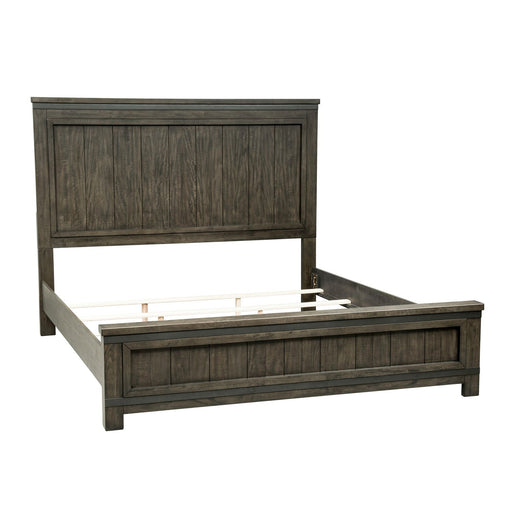Thornwood Hills King Panel Bed, Dresser & Mirror - Plourde Furniture Co (Caribou, ME)