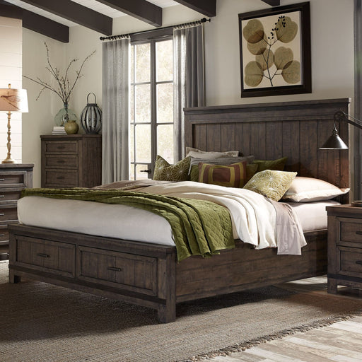 Thornwood Hills Queen Storage Bed - Plourde Furniture Co (Caribou, ME)