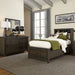 Thornwood Hills Twin Bookcase Bed in Rock Beaten Gray - Plourde Furniture Co (Caribou, ME)