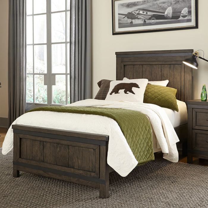 Thornwood Hills Full Panel Bed in Rock Beaten Gray - Plourde Furniture Co (Caribou, ME)