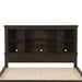 Thornwood Hills Full Bookcase Bed in Rock Beaten Gray - Plourde Furniture Co (Caribou, ME)