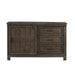 Thornwood Hills Barn Door Dresser in Rock Beaten Gray - Plourde Furniture Co (Caribou, ME)