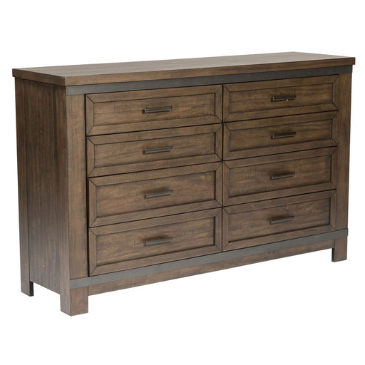 Thornwood Hills Drawer Dresser in Rock Beaten Gray - Plourde Furniture Co (Caribou, ME)